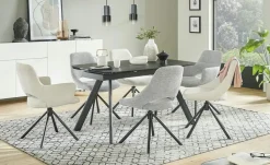 uno Esszimmerstuhl  drehbar Debby | Beige, Drehfunktion