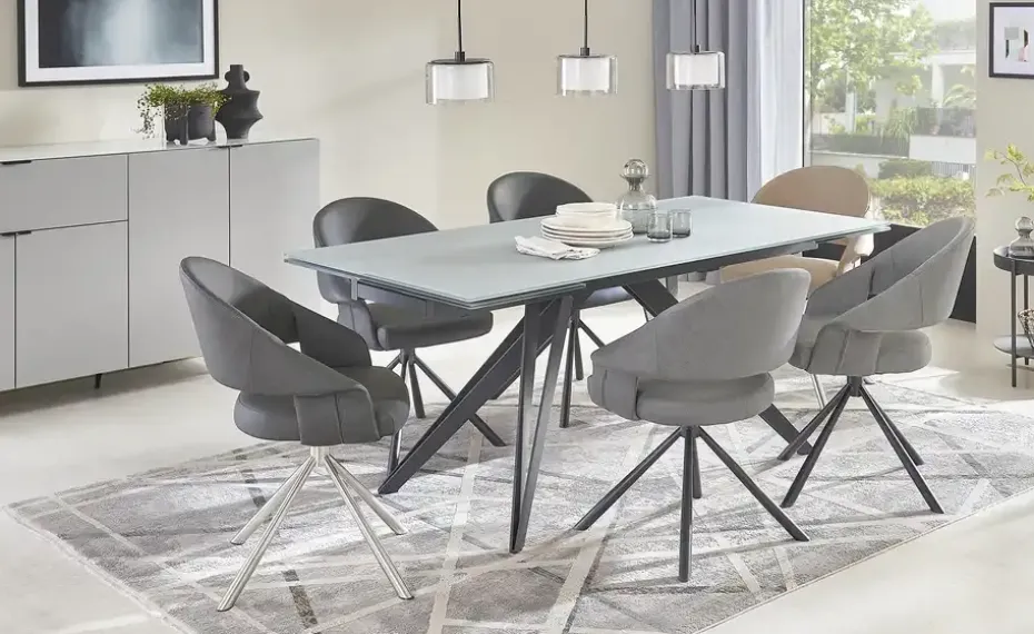 uno Esszimmerstuhl drehbar Lena 2 | Anthrazit | Höffner