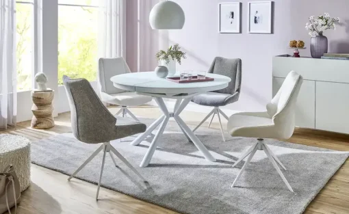 uno Esszimmerstuhl mit erhöhter Sitzkante Doro | Creme
