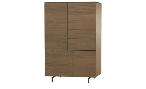 uno Highboard Stone | ohne Schubladenabsetzung