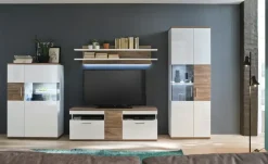 uno Highboard Zypern | Glaseinsatz rechts, ohne