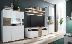 uno Highboard Zypern | Glaseinsatz rechts, ohne