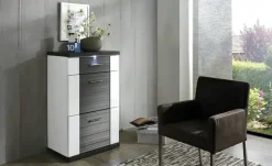uno Kommode  Titan | Weiß, Graphit | Möbel Höffner