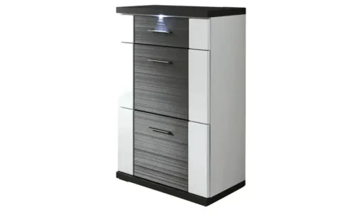 uno Kommode  Titan | Weiß, Graphit | Möbel Höffner