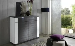 uno Kommode  Titan | Weiß, Graphit | Möbel Höffner