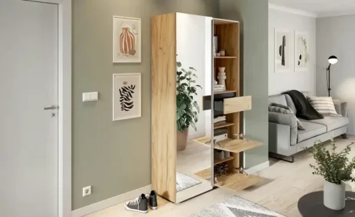 uno Kompaktgarderobe Grid | Möbel Höffner