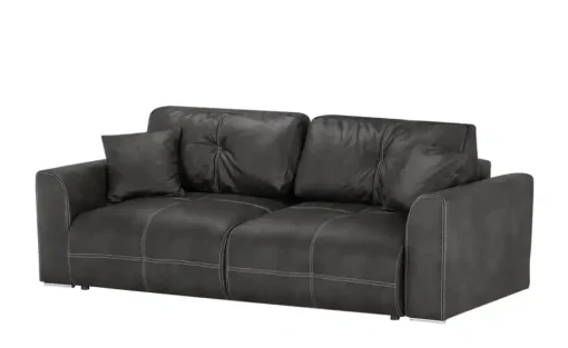 uno Schlafsofa aus Mikrofaser Diego | Anthrazit