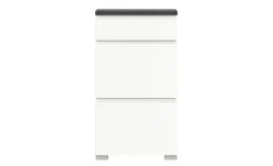 uno Schuhschrank | Deckplatte Grau | Möbel Höffner