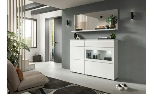 uno Schuhschrank | Deckplatte Weiß | Möbel Höffner