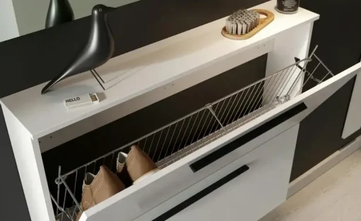 uno Schuhschrank  Harlem  | Weiß, 100 cm | Höffner