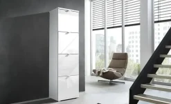 uno Schuhschrankkorpus Weiß Puzzle | 174 cm | Höffner