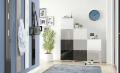 uno Schuhschrankkorpus Weiß Puzzle | 91 cm | Höffner