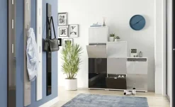 uno Schuhschrankkorpus Weiß Puzzle | 91 cm | Höffner