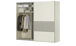 uno Schwebetürenschrank Casablanca | ohne Passepartourtrahmen, Kollisionsdämpfer und 2er Set Selbsteinzug mit Dämpfung