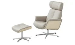 uno Sessel-Hocker-Set Arne | Grau | Möbel Höffner