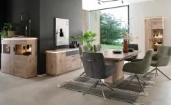 uno Sideboard Kataros | mit Absetzung in Anthrazit