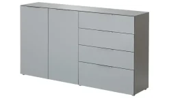 uno Sideboard Levi | Graphit, Silbergrau | Höffner