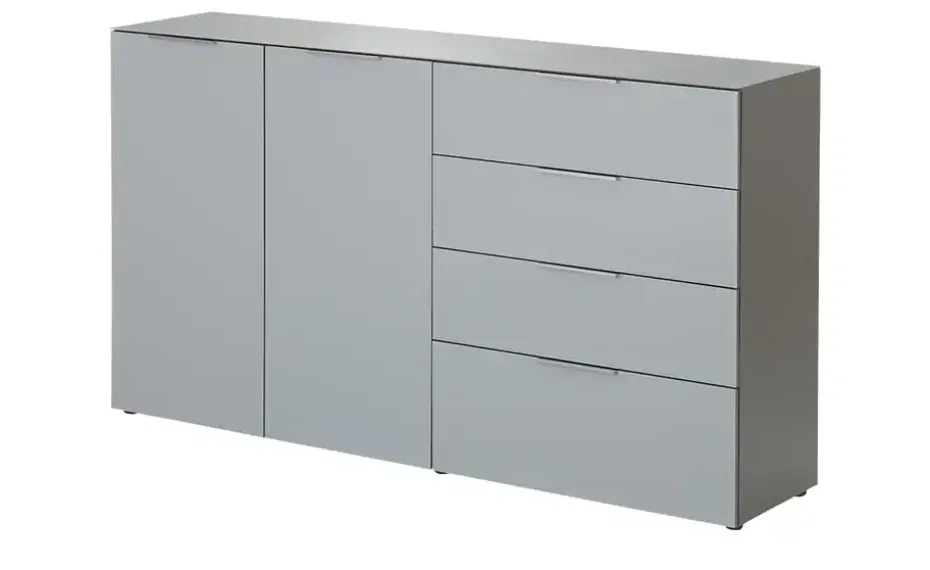 uno Sideboard Levi | Graphit, Silbergrau | Höffner