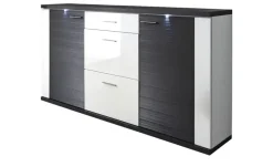 uno Sideboard  Titan | Weiß, Graphit | Möbel Höffner