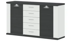 uno Sideboard Titan | Weiß, Graphit | Möbel Höffner
