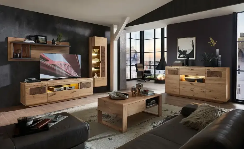 uno Wohnkombination Madera II | Möbel Höffner