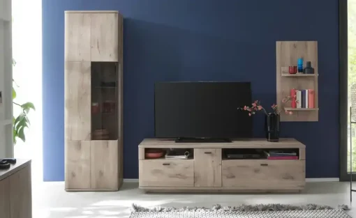 uno Wohnkombination Prato | Kabeldurchlass/Kabelkanal, Schubkastendämpfer