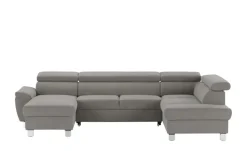 uno Wohnlandschaft aus Mikrofaser Avola | Taupe, rechts