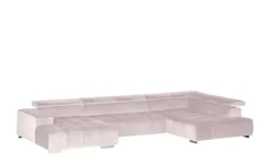 uno Wohnlandschaft aus Samt Origo | Rosa, rechts