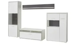 uno Wohnwand Setto | Rechts, Schubkastendämpfer, Türdämpfer