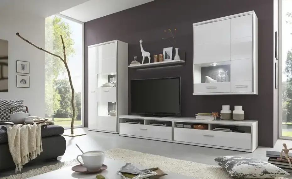 uno Wohnwand Setto | Schubkastendämpfer, Türdämpfer