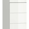Unterschrank SCHLOONSEE, Breite 74cm, 2 Tür, 1 Schubkasten, 2 Fächer, MDF-Front in verschiedenen Farben erhältlich, Badmöbel, Badschrank, Kommode, Bad Schloonsee | Weiß, hochglanz
