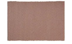 URBANARA Webteppich Padrelo | 90x130 cm, Altrosa, Beige