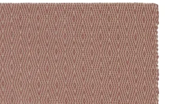 URBANARA Webteppich Padrelo | 90x130 cm, Altrosa, Beige