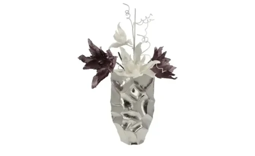 Vase | silberfarben | Möbel Höffner