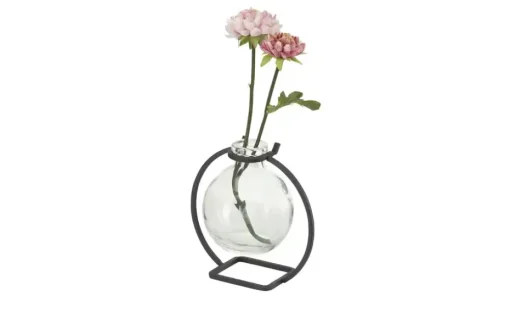 Vase mit Metallständer | Möbel Höffner