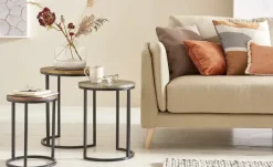 Vase mit Steinboden | transparent, Beige | Höffner