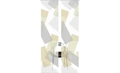 VISION S Schiebevorhang | 2er-Set, Goldfarben | Höffner