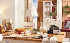 Vitrine Bornholm | Kiefer, Weiß, antik | Möbel Höffner