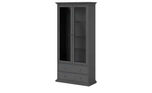 Vitrine Chester | Grau, matt | Möbel Höffner