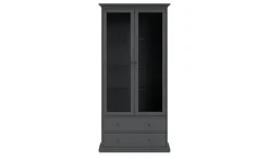 Vitrine Chester | Grau, matt | Möbel Höffner