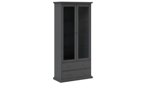 Vitrine Chester | Grau, matt | Möbel Höffner
