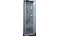 Vitrine Edana | silberfarben | Möbel Höffner