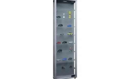 Vitrine Edana | silberfarben | Möbel Höffner