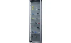 Vitrine Edana | silberfarben | Möbel Höffner