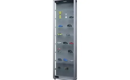 Vitrine Edana | silberfarben | Möbel Höffner