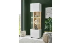 Vitrine Hortuna | Weiß, Eiche (Nachbildung) | Höffner