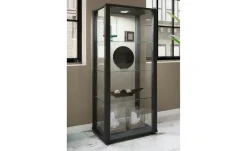 Vitrine Kavisa | Schwarz | Möbel Höffner