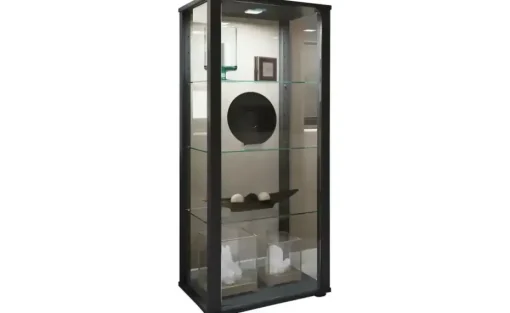 Vitrine Kavisa | Schwarz | Möbel Höffner