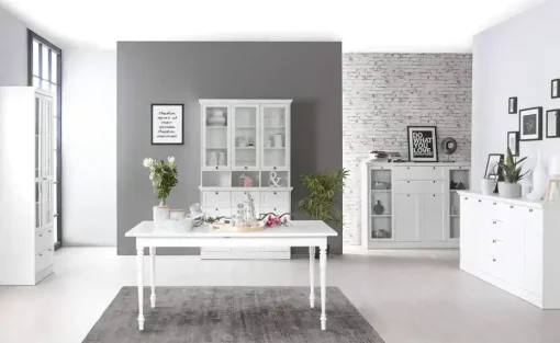 Vitrine Laurito | Weiß | Möbel Höffner