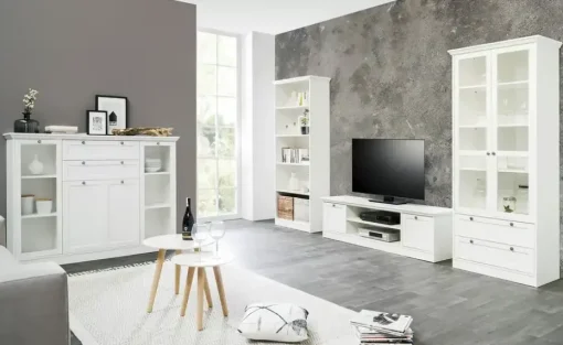 Vitrine Laurito | Weiß | Möbel Höffner